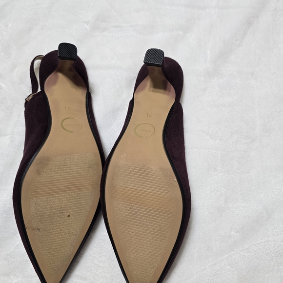 Journee Collection Paulina Slingback in Oxblood Size 7.5 - Picture 3 of 4